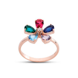 ديزي نموذج روز خاتم فضة - مجوهرات في آي بي