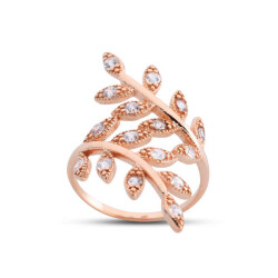 Ivy Rose Color Silver Ring - Vip Jewelry