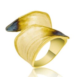 Silver Dry Leaf Women's Ring - Vip Jewelry