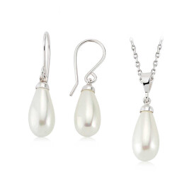 Silver Pearl Women's Set - Vip Jewelry