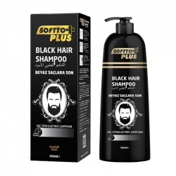 Softto Plus Black Hair Shampoo 350 ML - Softto Plus