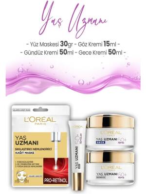 Loreal Paris Age Expert Anti-Wrinkle 50+ Peptides Care Set - 1