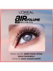 L'Oréal Paris Air Mega Black Mascara - Lasts Up To 30 Hours - Extra Black - 3
