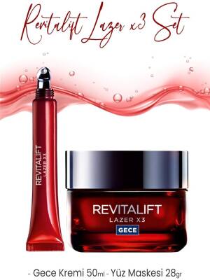 L'Oréal Paris Revitalift Laser X3 Night And Eye Cream - 1