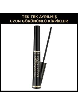 L'Oréal Paris Telescopic Carbon Black Mascara - Black - 1