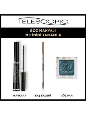 L'Oréal Paris Telescopic Carbon Black Mascara - Black - 8