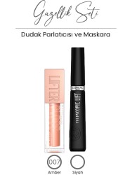  Loreal Paris Telescopic Lift Mascara Black And Lifter Gloss 007 Amber - Vip Cosmetica