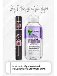 Maybelline New York Mascara Sky High Cosmic Black And Express Eye Makeup Remover 125 ML - Vip Cosmetica