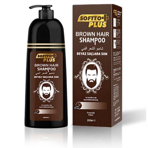 Softto Plus Brown Hair Shampoo 350 ML - 1